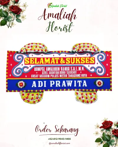 Karangan Bunga Ucapan Selamat di Bumi Raya