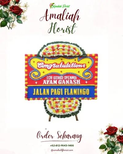 Bunga Papan Congratulation di Bumi Raya